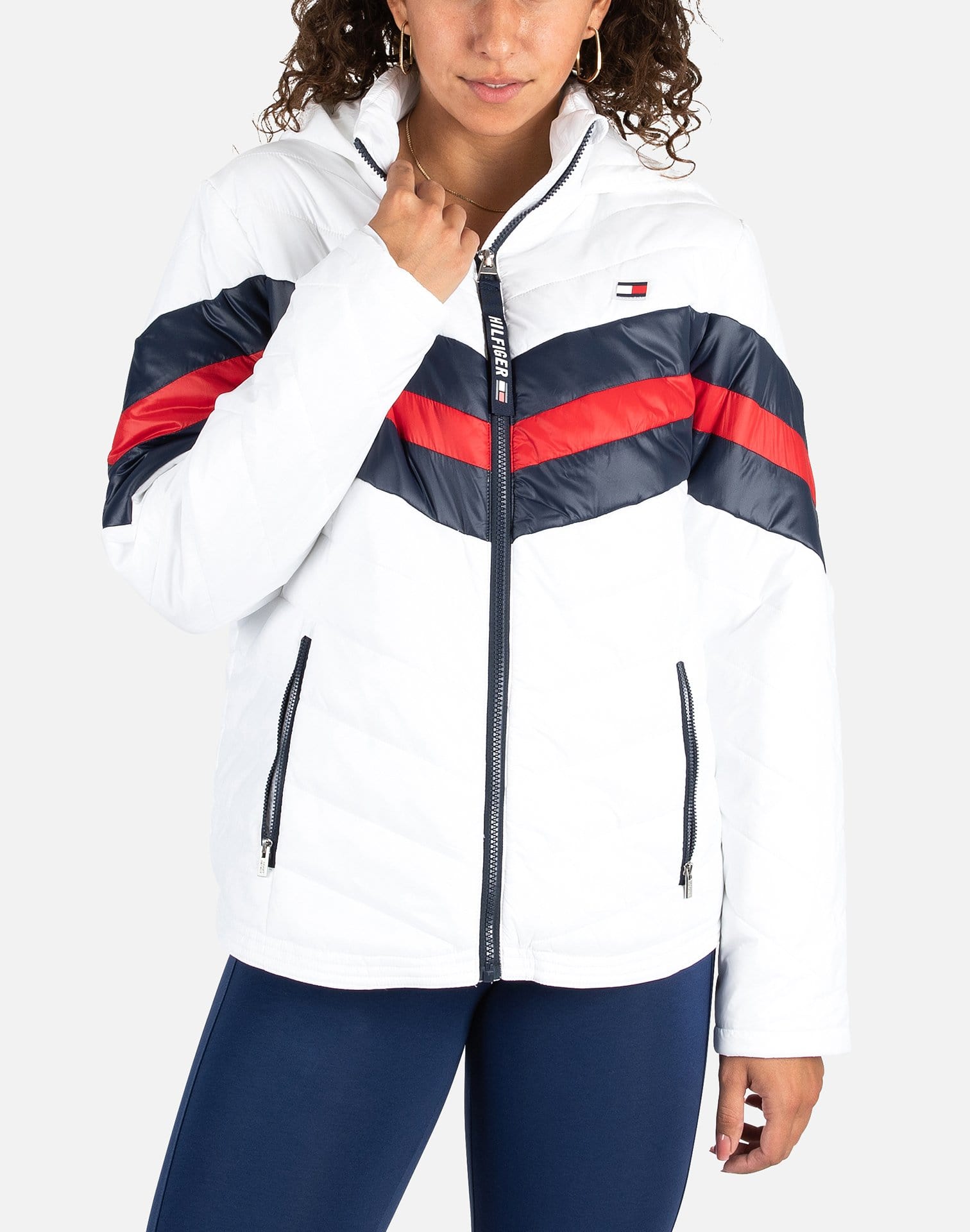 Tommy Hilfiger CHEVRON PUFFER JACKET Tommy Hilfiger CHEVRON PUFFER JACKET
