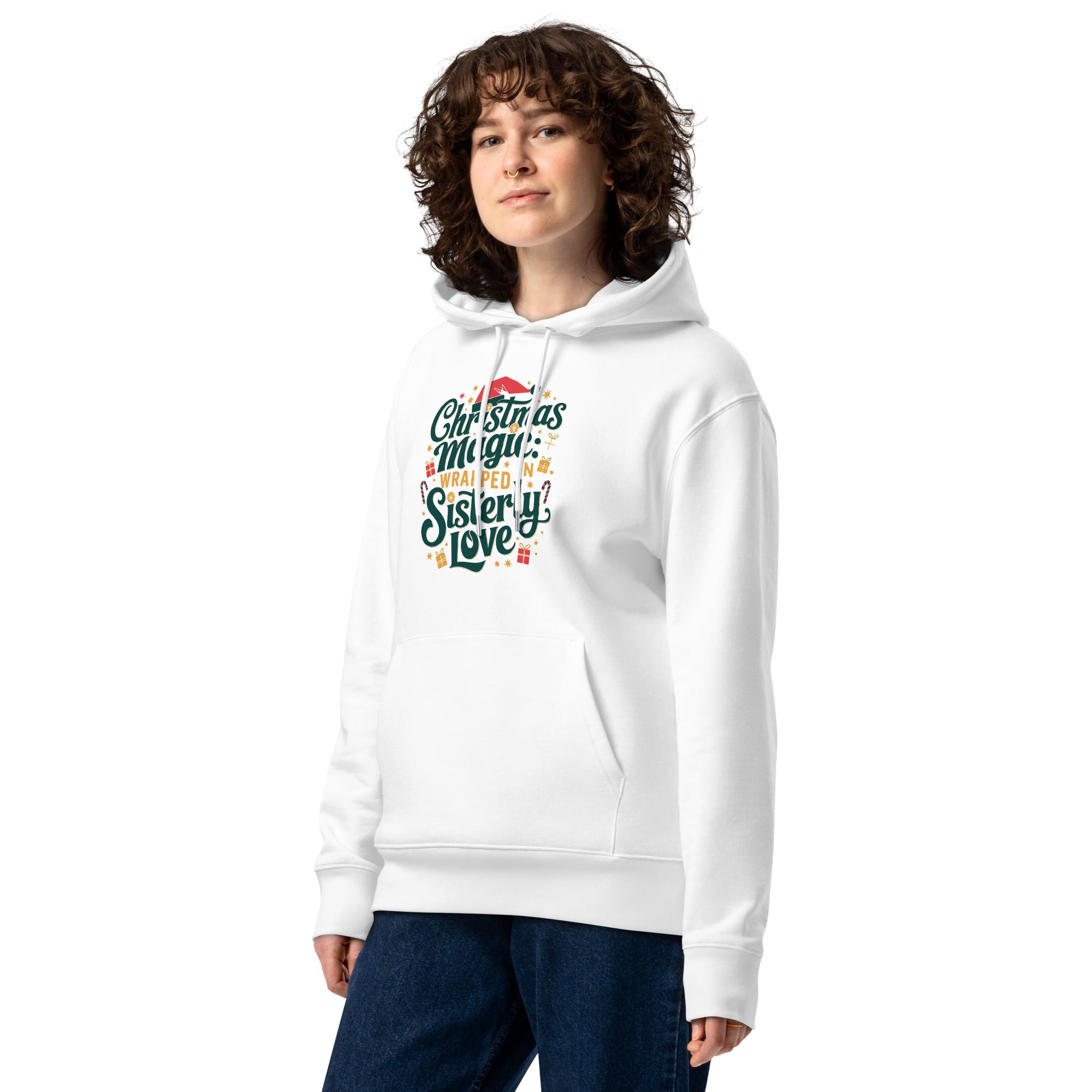 Christmas Magic Wrapped in Sisterly Love Cozy Hoodie for Sisters Christmas Magic Wrapped in Sisterly Love Cozy Hoodie for Sisters