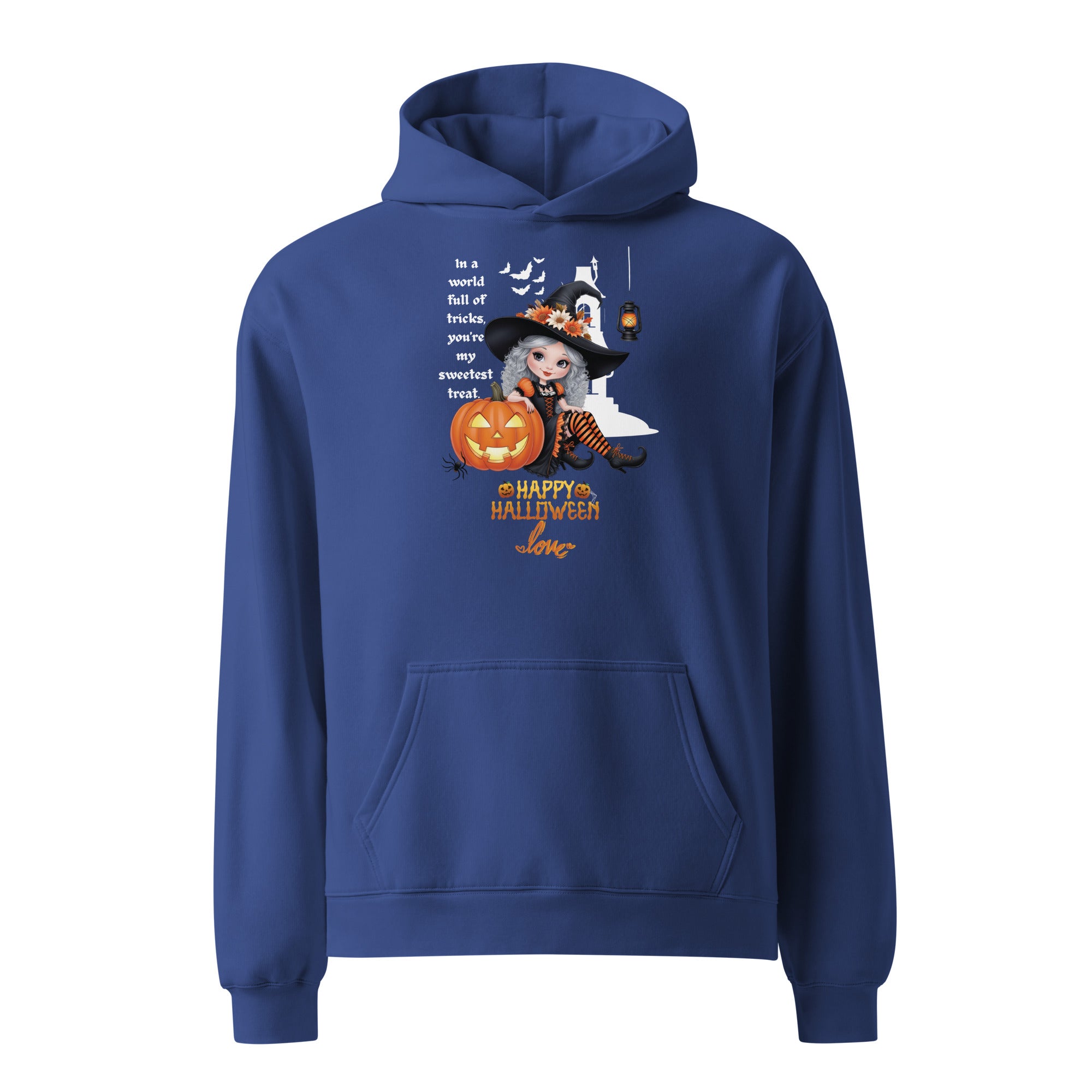 Halloween Charm – Witch & Pumpkin Hoodie Halloween Charm – Witch & Pumpkin Hoodie