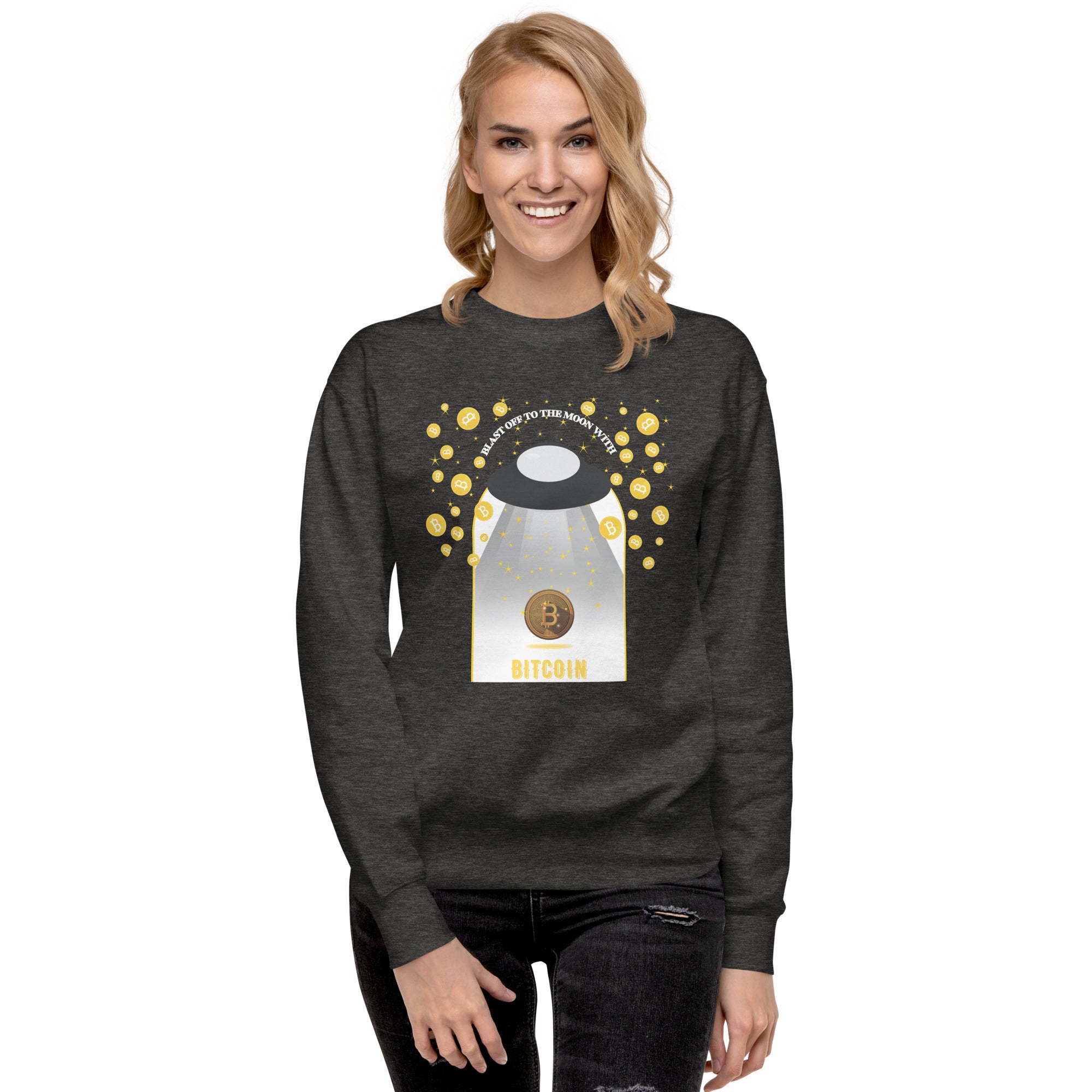 Space and Crypto Fusion Sweatshirt Space and Crypto Fusion Sweatshirt