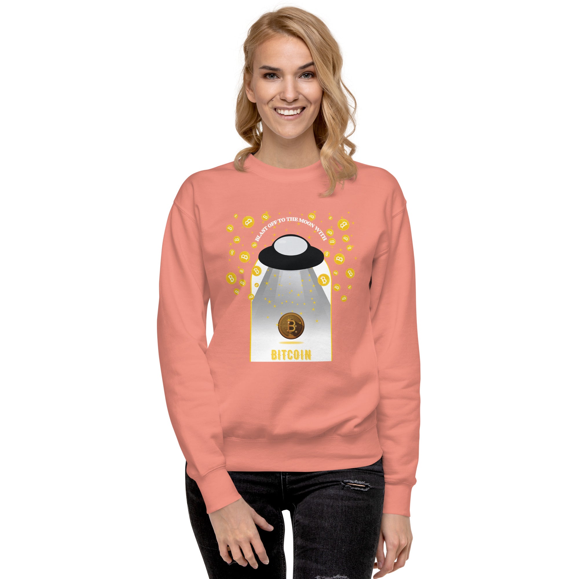 Space and Crypto Fusion Sweatshirt Space and Crypto Fusion Sweatshirt