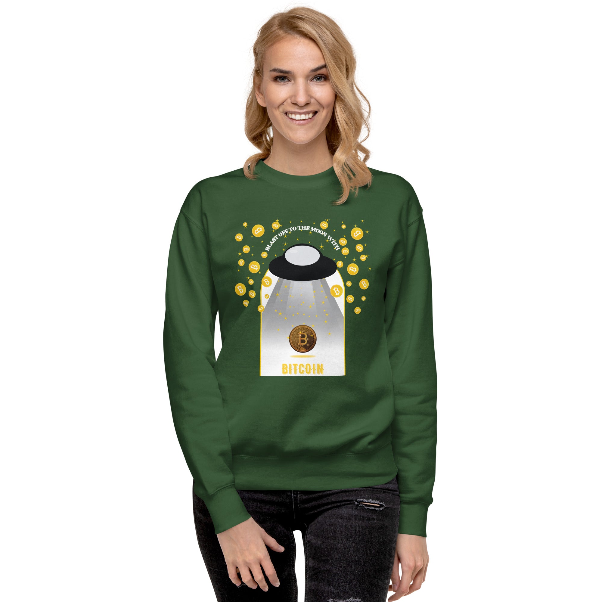 Space and Crypto Fusion Sweatshirt Space and Crypto Fusion Sweatshirt