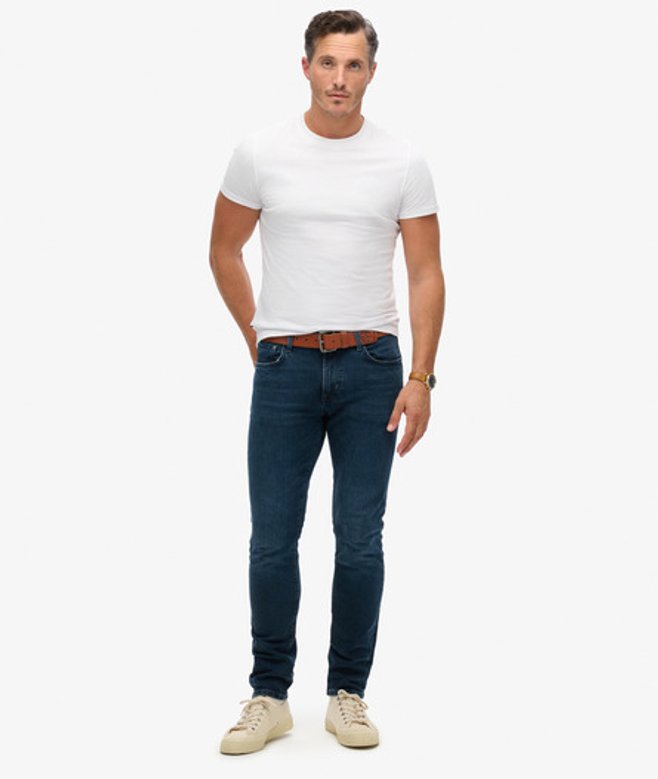 Superdry Men’s Men’s Men’s Cotton Slim Jeans Dark Blue Vanderbilt Ink Worn Organic Superdry Men’s Men’s Men’s Cotton Slim Jeans Dark Blue Vanderbilt Ink Worn Organic
