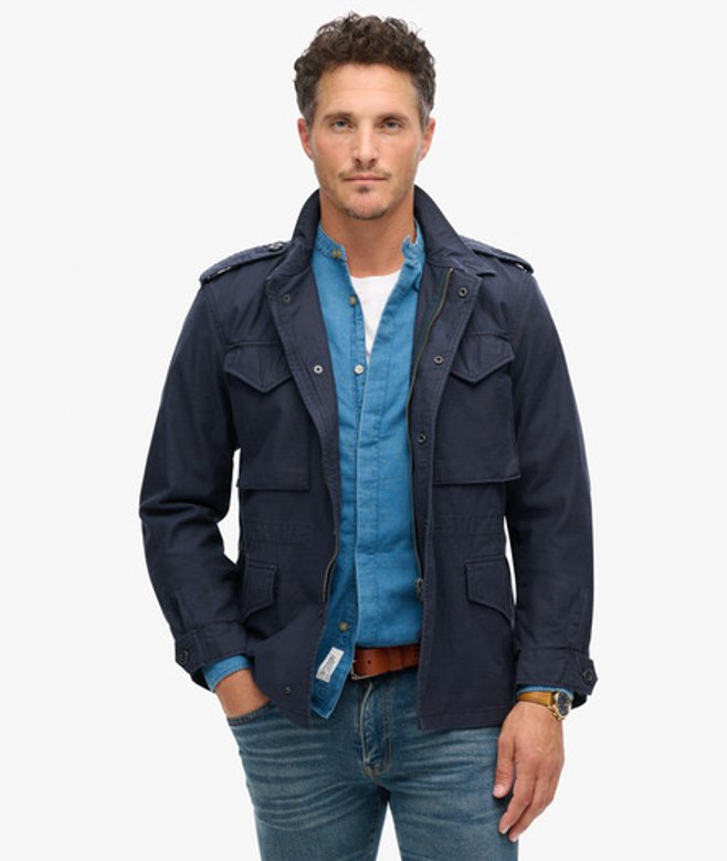 Superdry Men’s Men’s The Merchant Store – Field Jacket Navy Eclipse Navy Superdry Men’s Men’s The Merchant Store – Field Jacket Navy Eclipse Navy