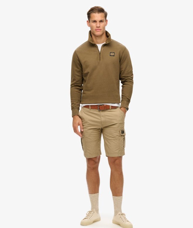 Superdry Men’s Parachute Cargo Shorts Beige