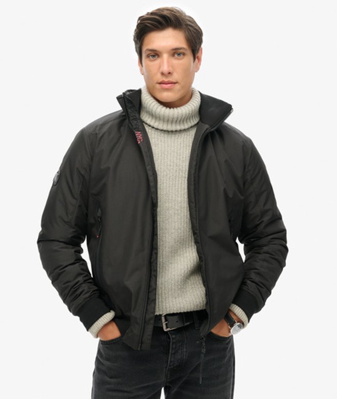 Superdry Men’s City Harrington Jacket Black