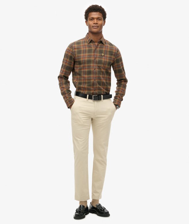 Superdry Men’s Men’s Slim Tapered Stretch Chino Trousers Beige Pelican Beige Superdry Men’s Men’s Slim Tapered Stretch Chino Trousers Beige Pelican Beige