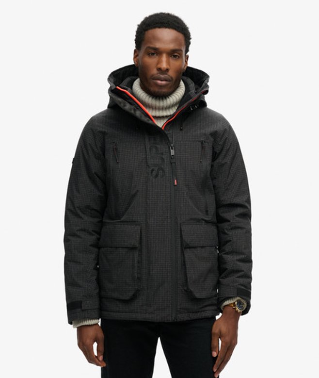 Superdry Men’s Ripstop Ultimate Windbreaker Jacket Black Superdry Men’s Ripstop Ultimate Windbreaker Jacket Black