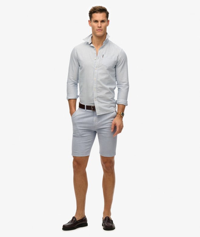 Superdry Men’s Vintage International Chino Shorts Beige Superdry Men’s Vintage International Chino Shorts Beige