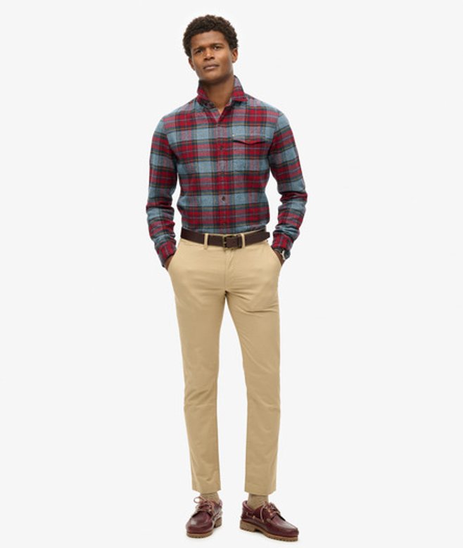 Superdry Men’s Men’s Slim Tapered Stretch Chino Trousers Beige Shaker Beige Superdry Men’s Men’s Slim Tapered Stretch Chino Trousers Beige Shaker Beige