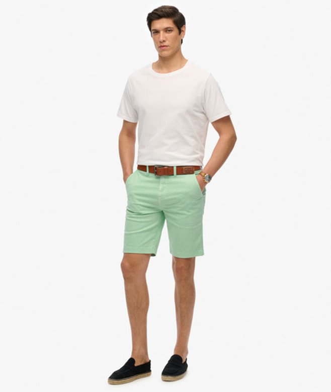 Superdry Men’s Vintage International Chino Shorts Green Superdry Men’s Vintage International Chino Shorts Green