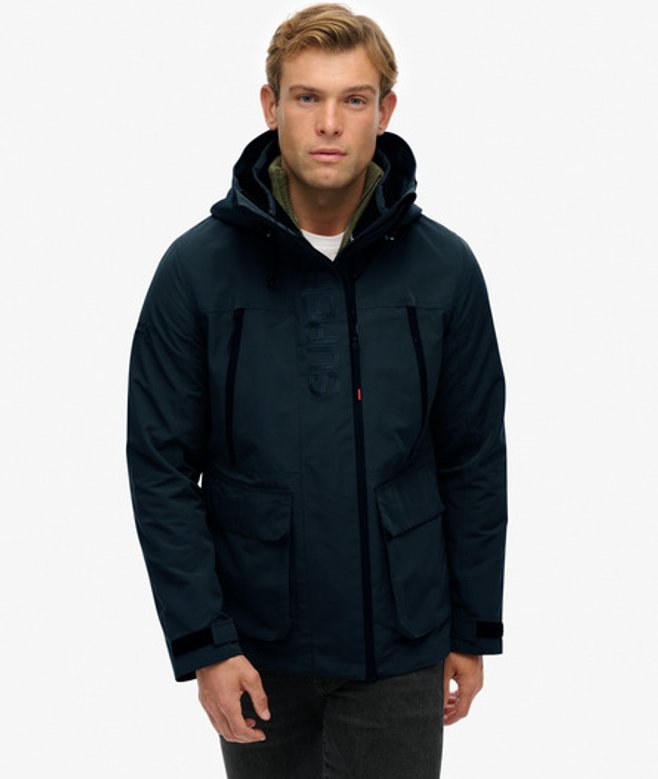 Superdry Men’s Colour Block Windbreaker Jacket Navy Superdry Men’s Colour Block Windbreaker Jacket Navy