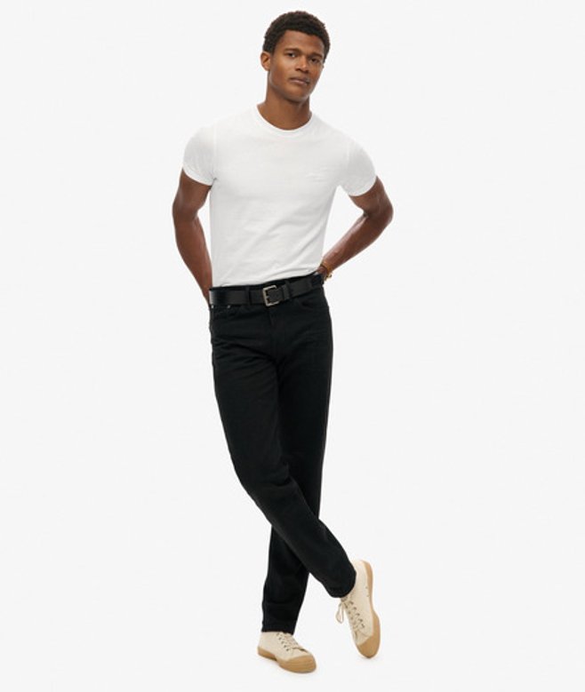 Superdry Men’s Men’s Vintage Slim Straight Jeans Black Venom Washed Black Superdry Men’s Men’s Vintage Slim Straight Jeans Black Venom Washed Black
