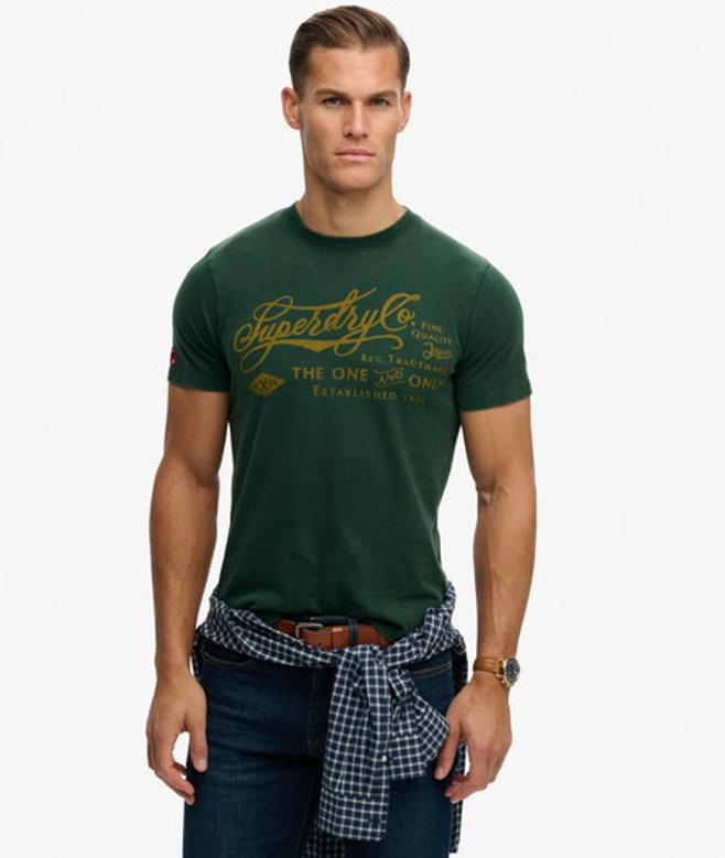 Superdry Men’s Industry Worker Relaxed shirt Green Superdry Men’s Industry Worker Relaxed shirt Green