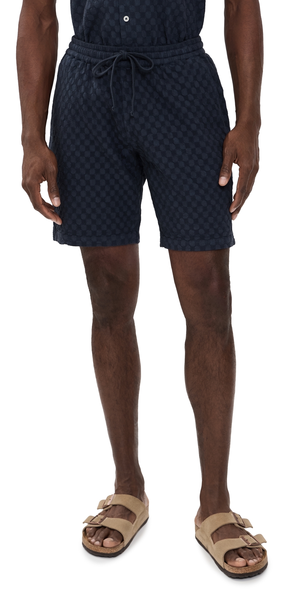 Universal Works Simple Shorts Navy Universal Works Simple Shorts Navy