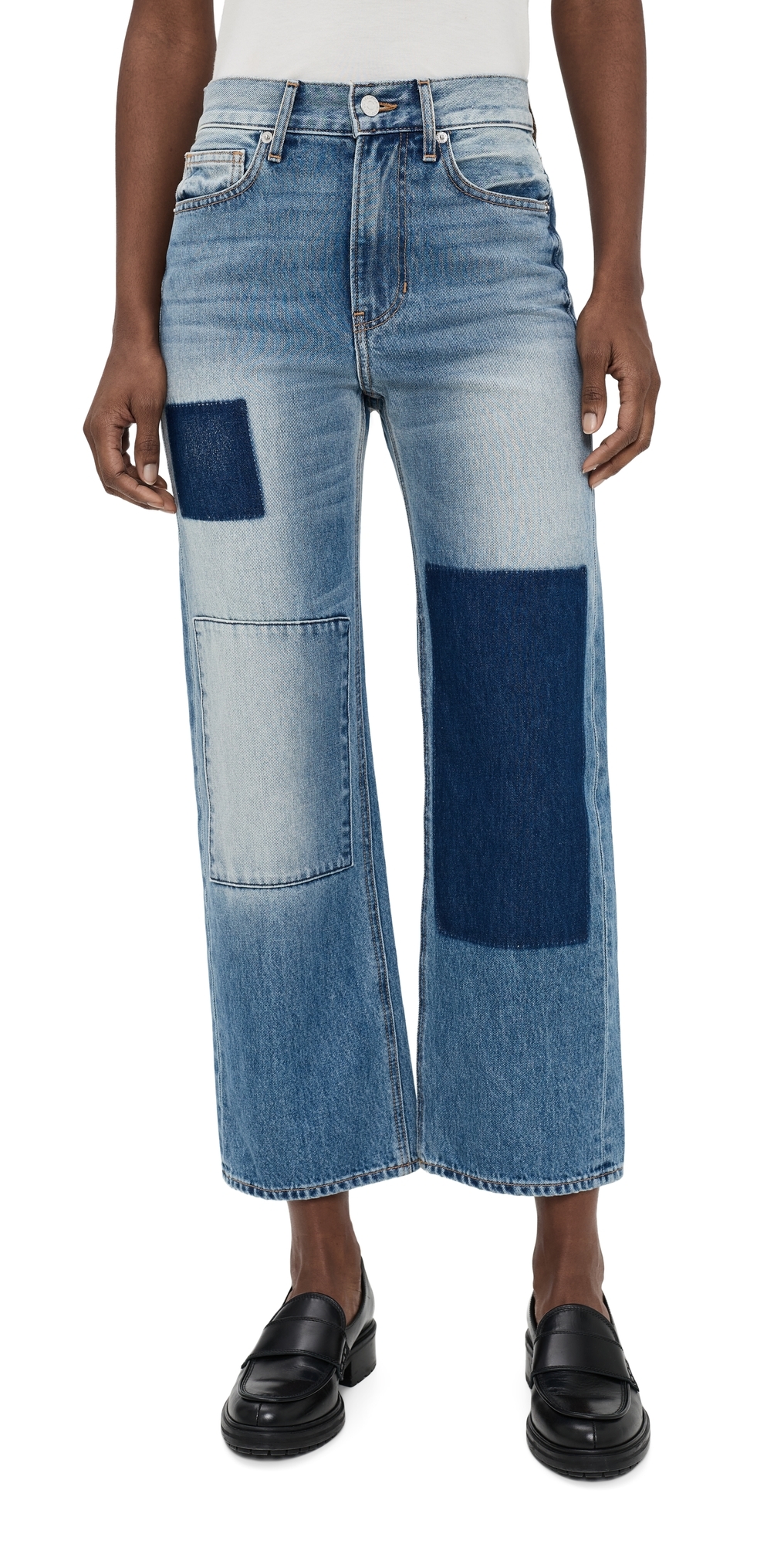 Veronica Beard Jean Dylan Ankle High Rise Straight Jeans Time Lapse Veronica Beard Jean Dylan Ankle High Rise Straight Jeans Time Lapse