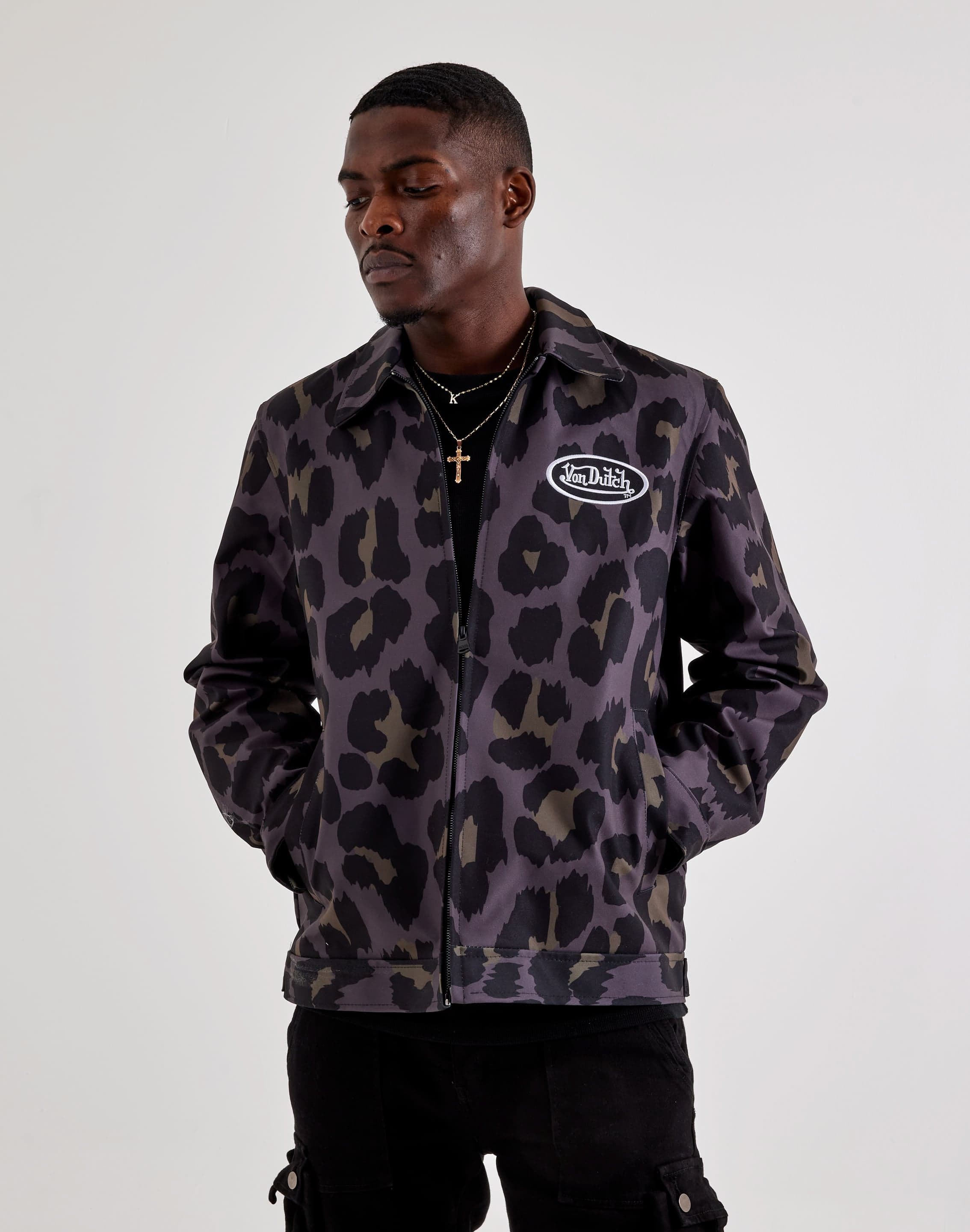Von Dutch Originals Animal Print Jacket Von Dutch Originals Animal Print Jacket