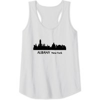 Albany New York Downtown Skyline Tank Top Albany New York Downtown Skyline Tank Top
