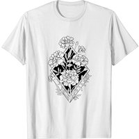Geometric Marigold Flowers – Floral Design – shirt