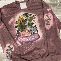 Beetlejuice Distressed Sweatshirt Beetlejuice Distressed Sweatshirt