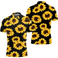 Black Sunflower Polo Shirt Black Sunflower Polo Shirt