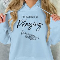 Trumpet Hoodie shirt Gift, Trumpet Player Hoodie shirt