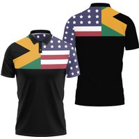 Jamaican American Polo Shirt Jamaican American Polo Shirt