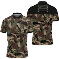 Golf Camouflage Pattern Polo Shirt Golf Camouflage Pattern Polo Shirt