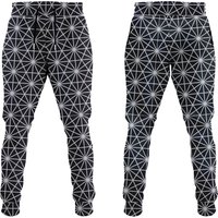 Star Net Sacred Geometry Edm Rave Festival Joggers