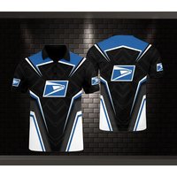 Postal Service Polo Shirt, United Sps d Printed Polo Shirt Postal Service Polo Shirt, United Sps d Printed Polo Shirt