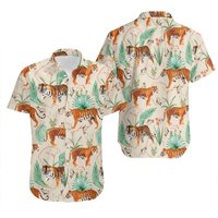 Tiger Summer Printed Hawaiian Shirt Tiger Summer Printed Hawaiian Shirt