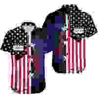 Hamms American Flag Hawaiian Shirt Hamms American Flag Hawaiian Shirt