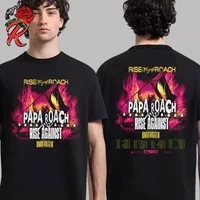Papa Roach And Rise Against Rise Of The Roach Tour shirt Papa Roach And Rise Against Rise Of The Roach Tour shirt