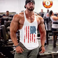 Gym Men Singlet Cotton Vests Training Tank Top Gym Men Singlet Cotton Vests Training Tank Top