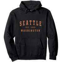 Seattle Washington Hometown Pullover Hoodie Seattle Washington Hometown Pullover Hoodie