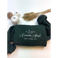 Cornelia Street Embroidered Sweatshirt