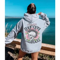 Punk Rock Sweatshirt Former Teenage Dirtbag Yk Oversized Aesthetic Hoodie Punk Rock Sweatshirt Former Teenage Dirtbag Yk Oversized Aesthetic Hoodie
