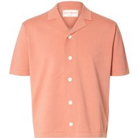 t-shirt Selected Homme amour intarsia relaxed polo cardigan – pink t-shirt Selected Homme amour intarsia relaxed polo cardigan – pink