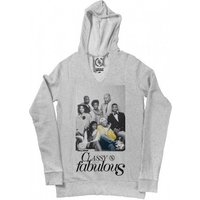 Men’s Lightweight Hoodie Boom Bap Sweatshirt Hoodie V Neck “classy & Fabuolus” Mixed Gray