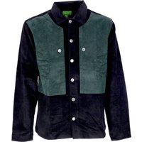Men’s Long Sleeve Shirt Marina Box Overshirt Black Men’s Long Sleeve Shirt Marina Box Overshirt Black