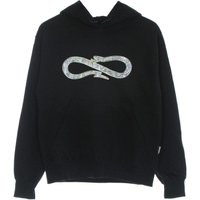 Men’s Lightweight Hooded Sweatshirt Diamonds Hoodie Black