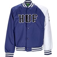 Bomber Jacket Men’s Satin Baseball Jacket Navy Bomber Jacket Men’s Satin Baseball Jacket Navy