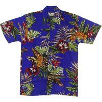 Hawaiian Shirt Paris Blue Men’s Short Sleeve Shirt
