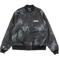 Men’s Bomber Jacket Camo Varsity Jacket Black Men’s Bomber Jacket Camo Varsity Jacket Black