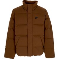 Men’s Sportswear Oversized Puffer Jacket Cacao Wowblack Men’s Sportswear Oversized Puffer Jacket Cacao Wowblack
