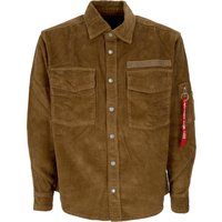 Men’s Long Sleeve Shirt Cord Overshirt Sand Men’s Long Sleeve Shirt Cord Overshirt Sand