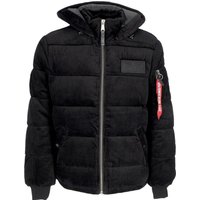 Men’s Puffer Cord Jacket Black