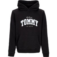 Men’s Lightweight Hooded Sweatshirt Regular Ny Varsity Hoodie Black