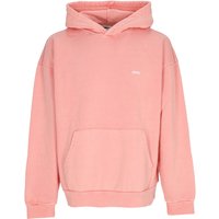 Lightweight Hooded Sweatshirt for Men Lowercase Pigment Hoodie Fleece Pigment Shell Pink