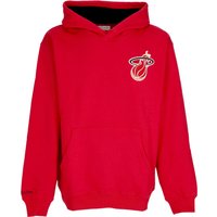 Men’s Hoodie Nba Premium Fleece Vintage Logo Hoodie Dwyane Wade Miahea Scarlet